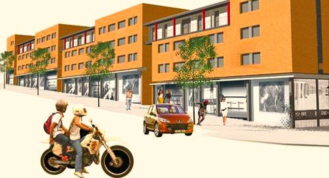 Infografía de una promoción de VPO en Soliva Este