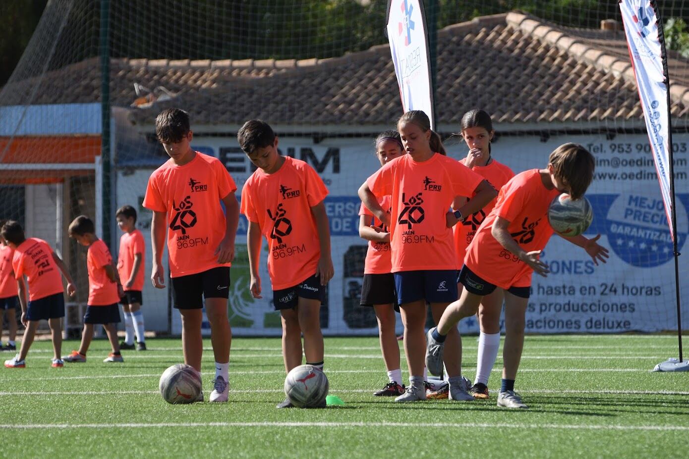 Participantes del II Campus Pro Fútbol Academia.