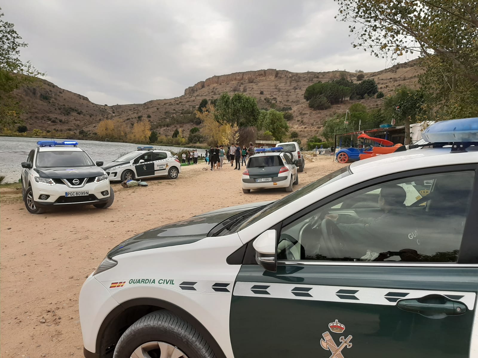 Rescatan a 55 menores en el embalse segoviano de Las Vencías