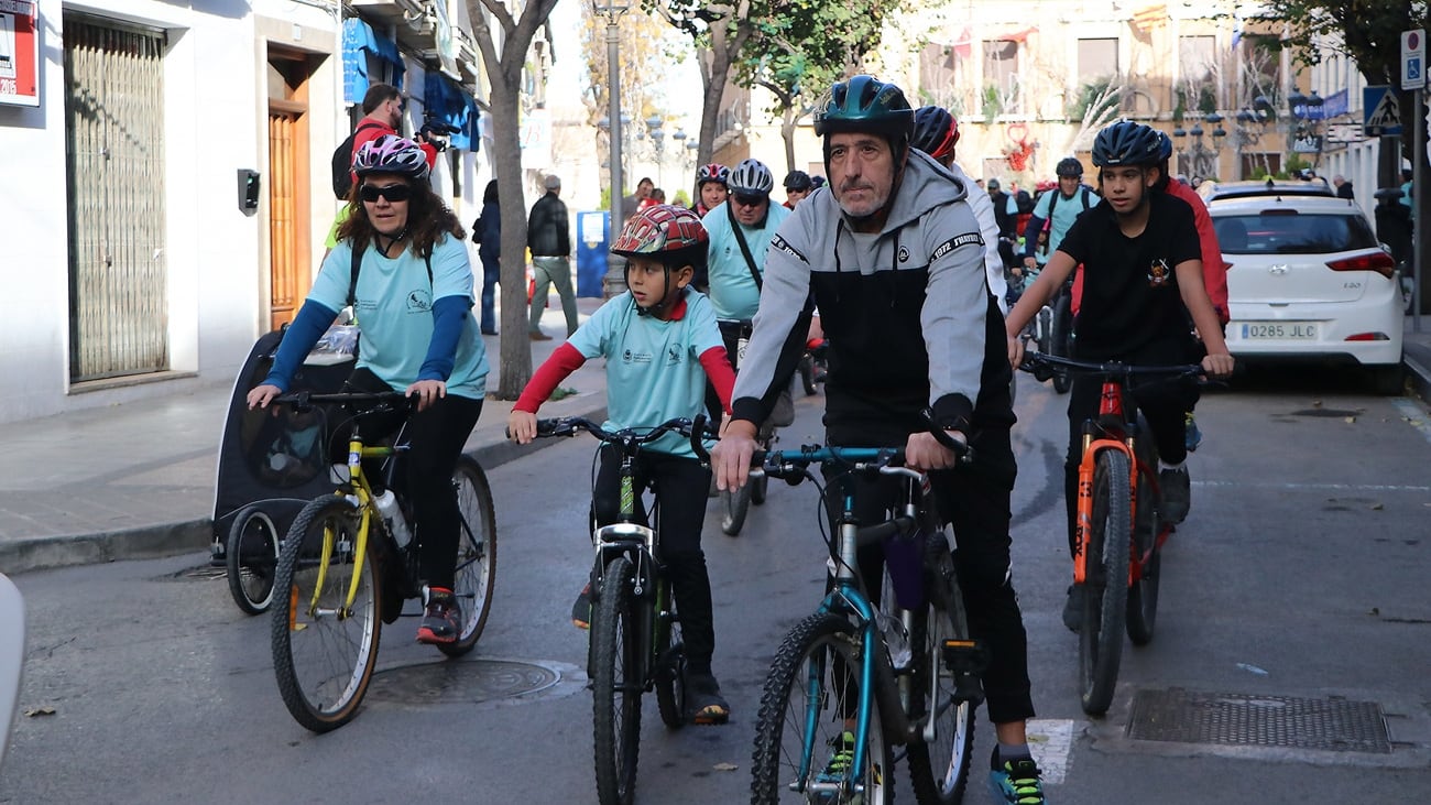 Imagen de archivo de una edición anterior de la marcha en bicicleta de la FAVE