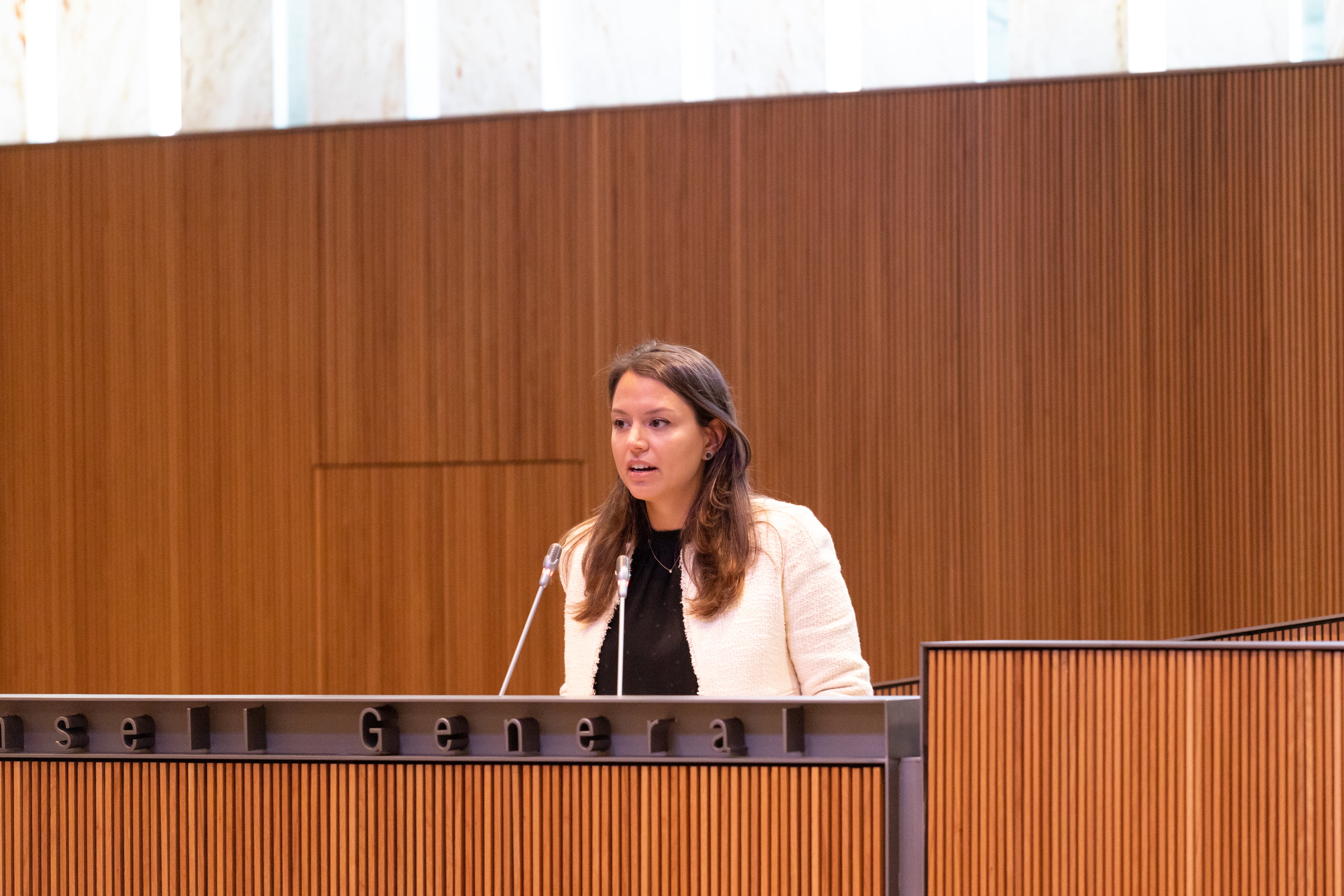 La consellera general de Demòcrates, Meritxell López