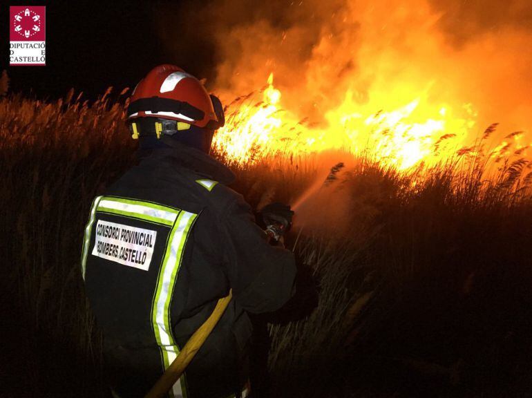 Imagen de archivo de un bombero del Consorcio Provincial de Castellón