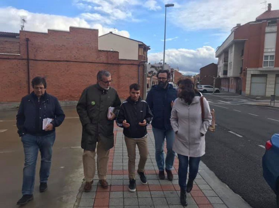 Un momento de la polémica visita