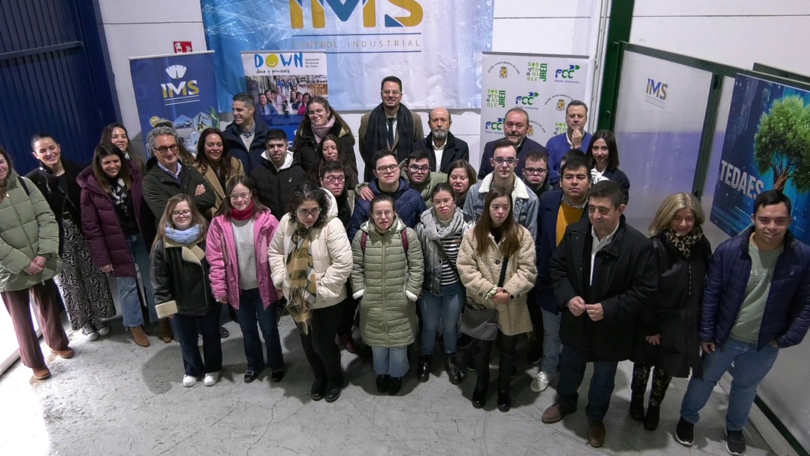 Desayuno de trabajo en las instalaciones de la empresa ubetense IMS Control Industrial.