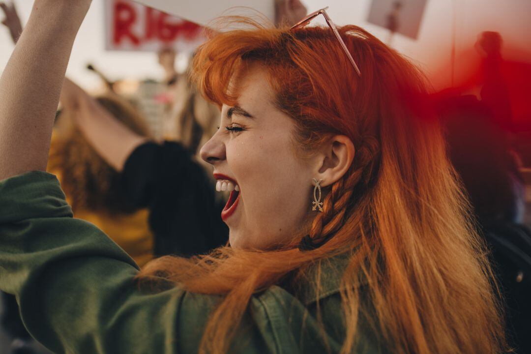 La mujer reivindica seguridad en los espacios públicos.