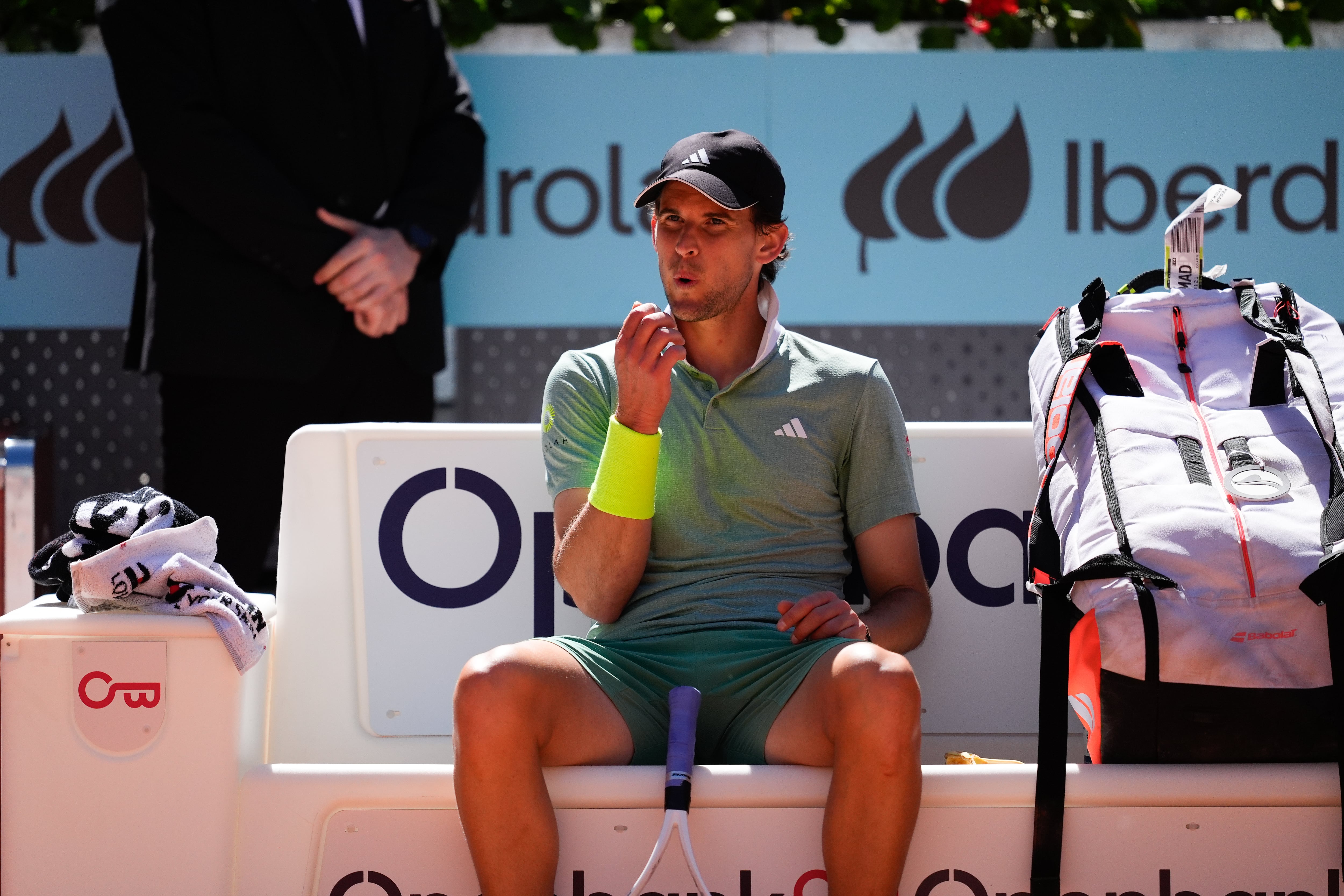 Dominic Thiem, en el Mutua Madrid Open 2024