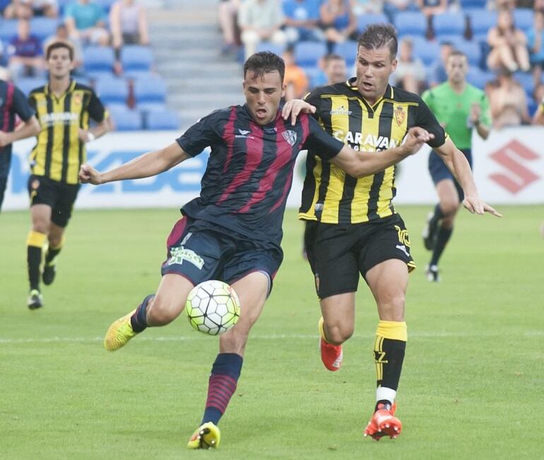 El Real Zaragoza disputó su último partido de preparación el pasado viernes en el estadio de El Alcoraz frente al Huesca