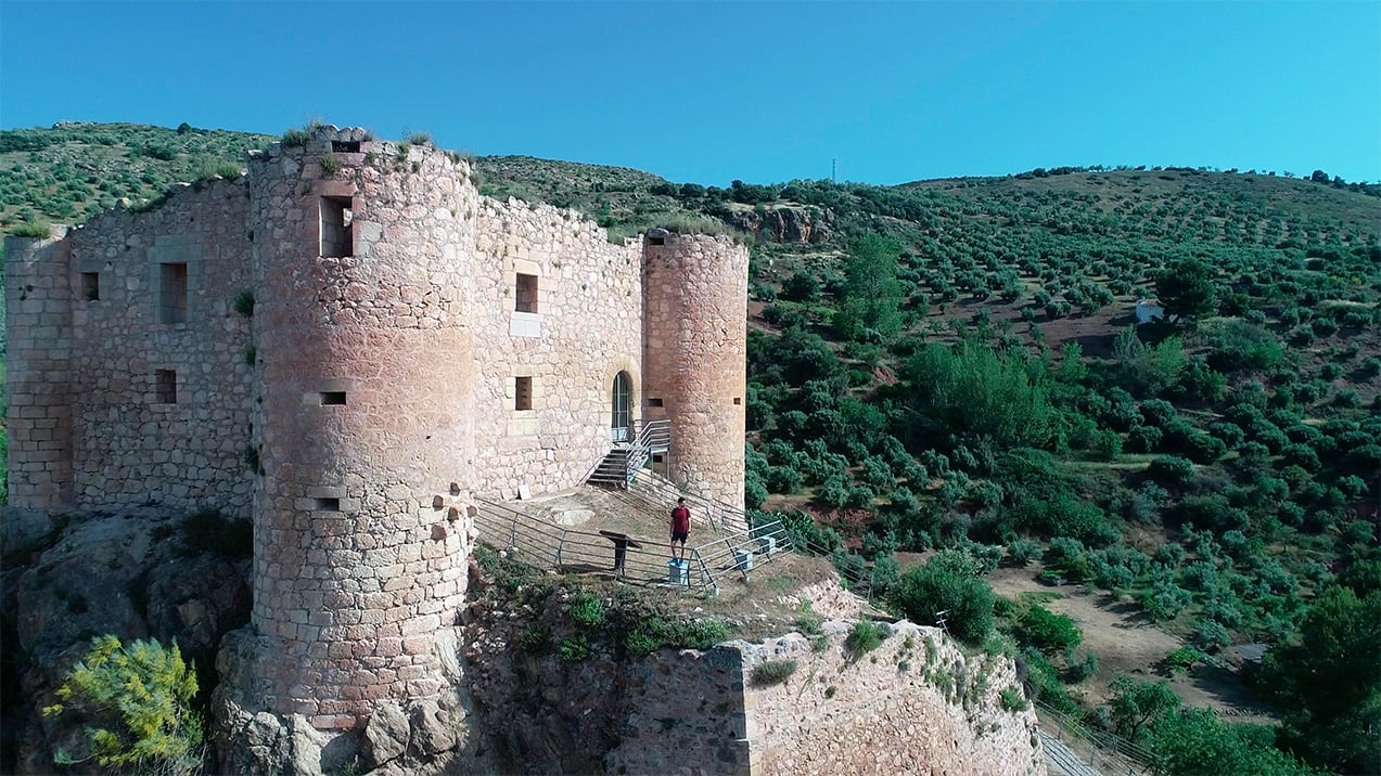 Castillo de los Duques de Alburquerque, en Huelma.