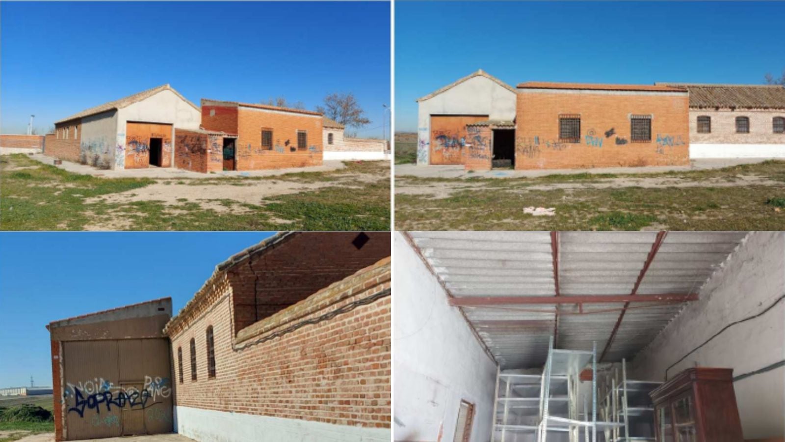 Imagen del estado actual del antiguo matadero municipal de Fuensalida (Toledo)