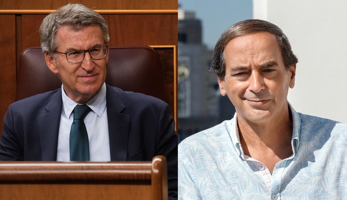 "Por aquí os recuerdan algo": el recado de Isaías Lafuente a Feijóo utilizando a Rajoy. Borja Sánchez-Trillo/ Carlos Ruiz.