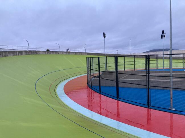 Imagen de las instalaciones del nuevo velódromo de Valdepeñas (Ciudad Real)