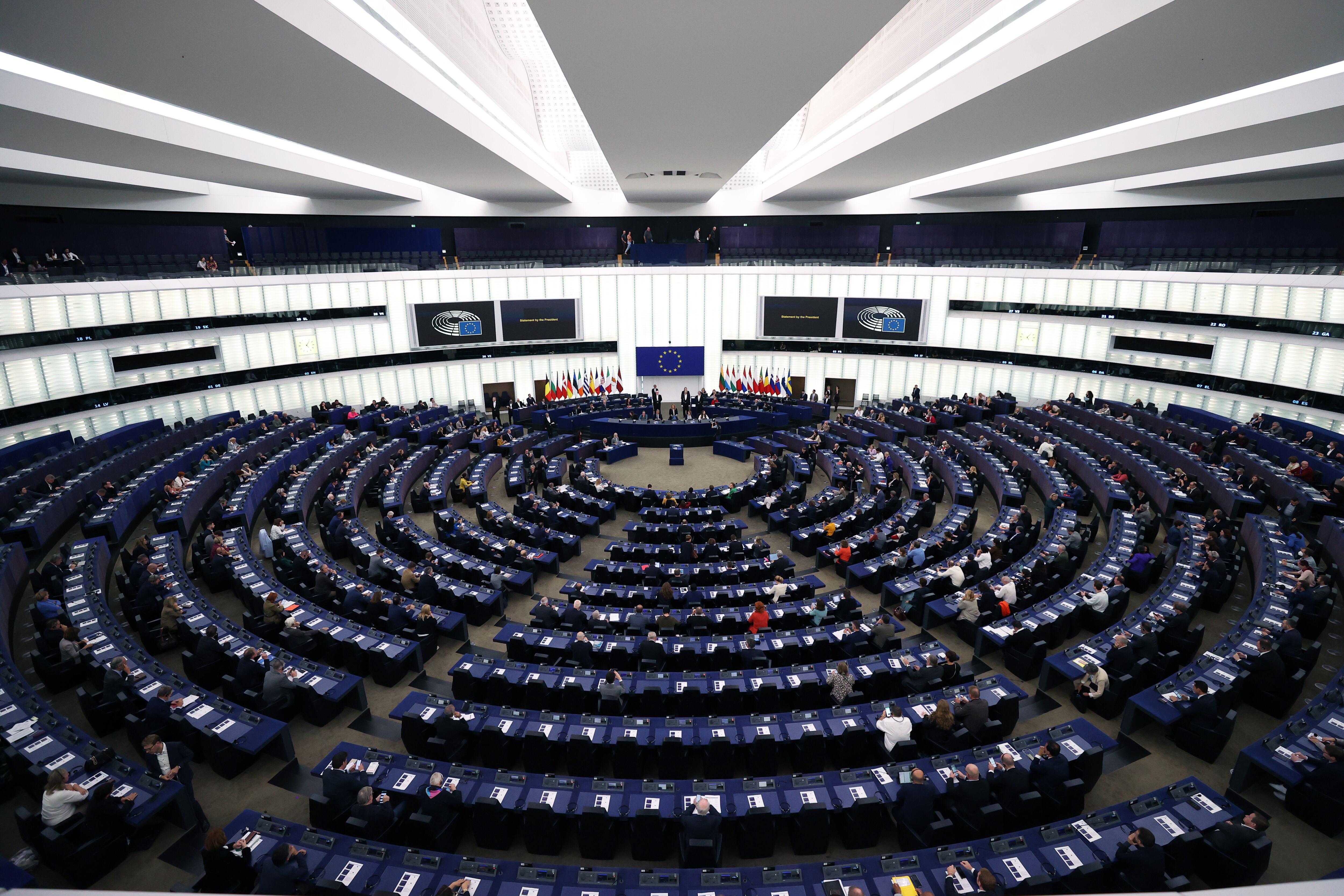 Vista de la sede del Parlamento Europeo en Estrasburgo