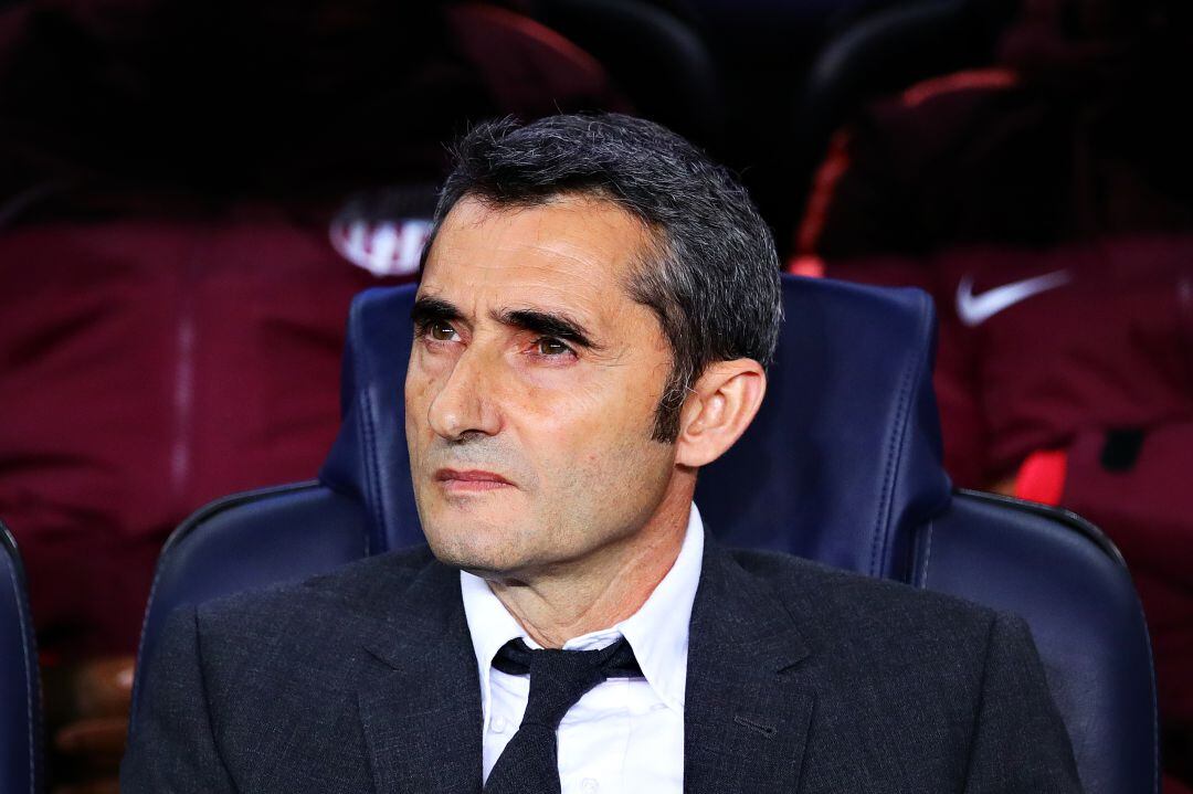 Valverde en su último partido frente al Manchester United