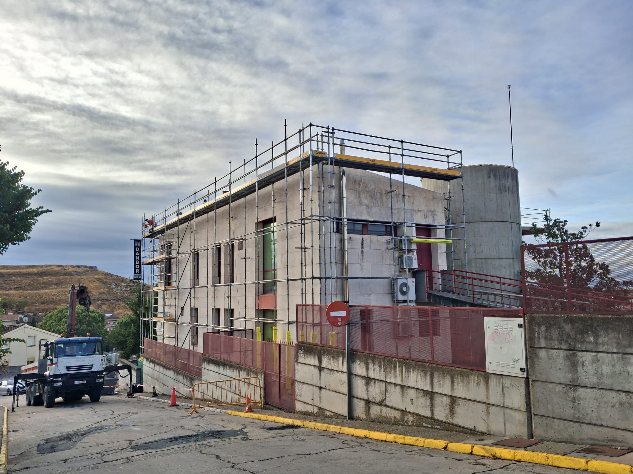 Obras de impermeabilización en el Centro de Día de Personas Mayores de Cuéllar