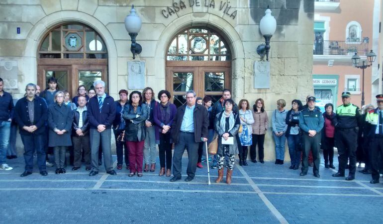 Assistents al minut de silenci.