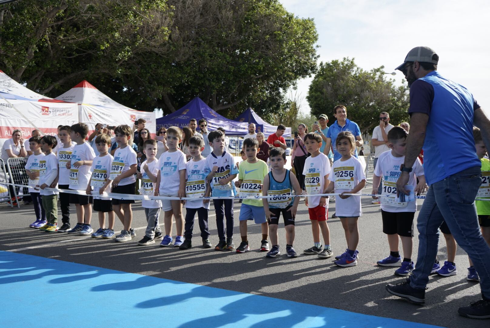 Las carreras infantiles se celebraron el sábado por la tarde.