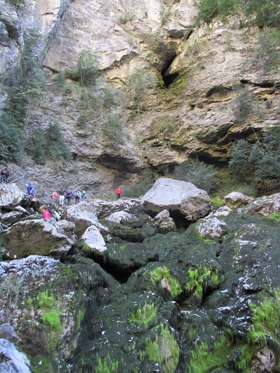 La excursión a chorro fornos tendrá lugar este sábado- Foto: Geoparque Sobrarbe