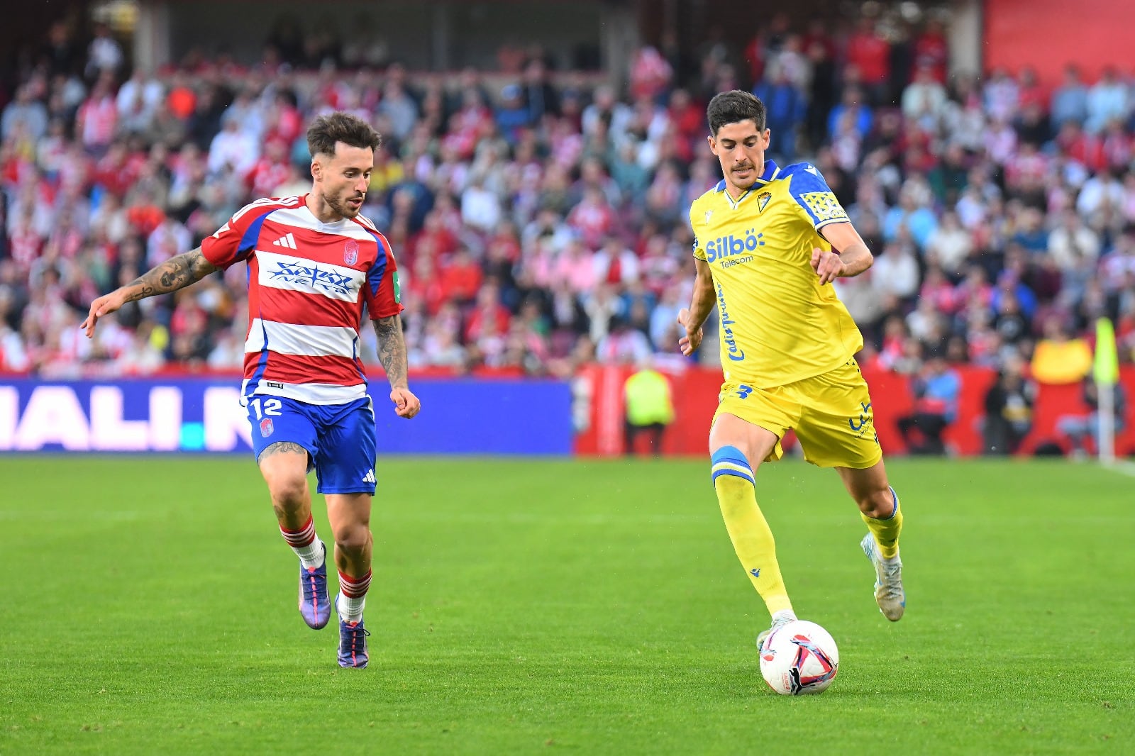 Carlos Fernández en el Nuevo Los Cármenes. Foto: Cádiz CF.