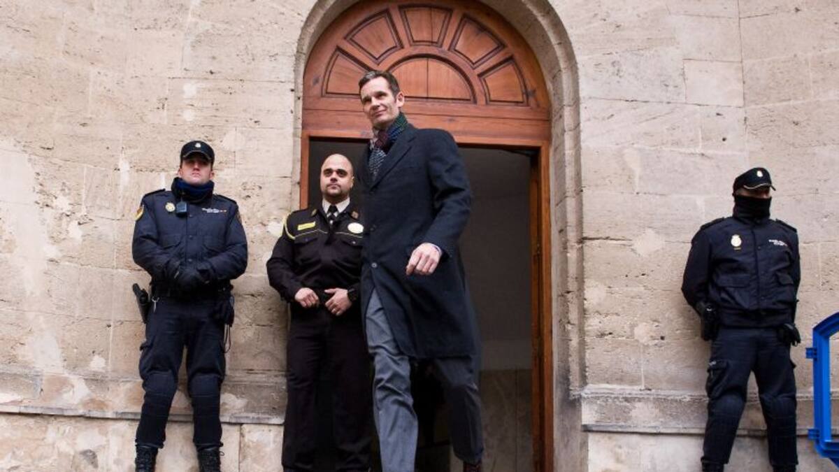 La sala reprocha la falta de ejemplaridad de Iñaki Urdangarin