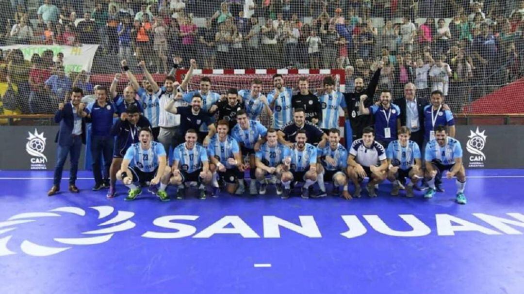 Con Cadenas al frente, Argentina celebró un nuevo éxito de su selección de balonmano