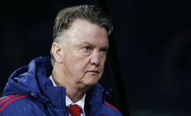 Van Gaal, en un partido contra el Newcastle 