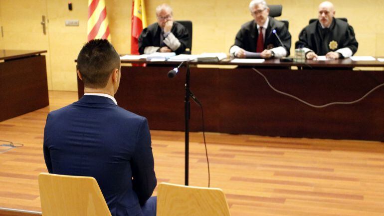 L'acusat, en la sessió d'ahir a l'Audiència.