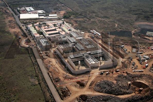 Vista aérea del Centro Penitenciario de Tahiche, en Lanzarote.