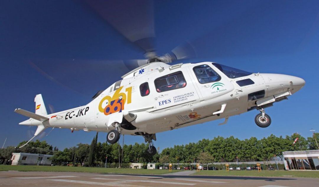 Helicóptero del servicio de Emergencias 061 