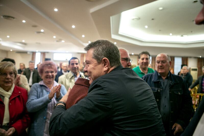 El presidente y candidato socialista a la reelección, Emiliano García-Page, en uno de sus actos de campaña