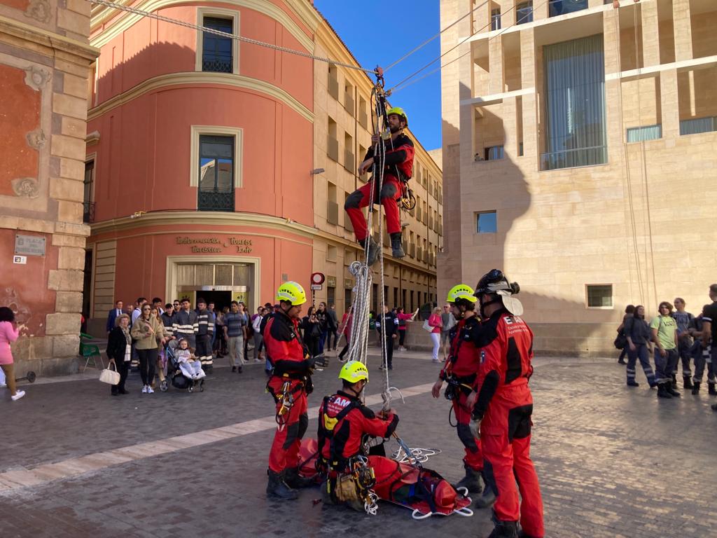 Exhibición de Bomberos en Murcia