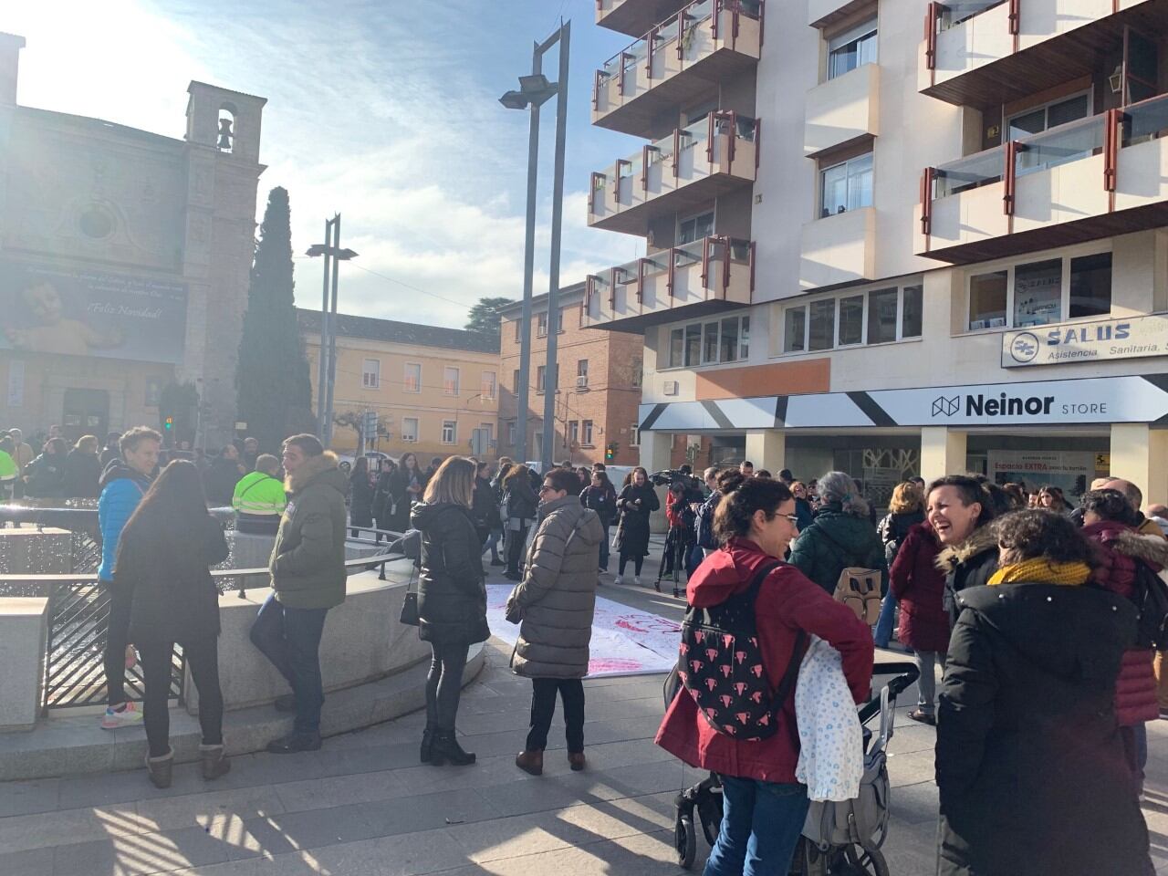 Concentración en la Plaza de Santo Domingo