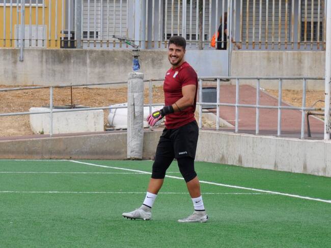 Miguel durante el entrenamiento en La Granja