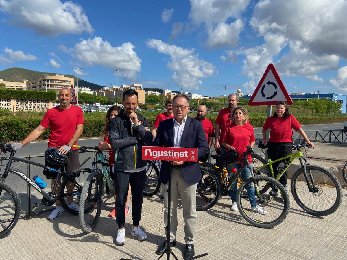 El PSOE se compromete a ejecutar la reforma del primer cinturón de ronda de Ibiza en la próxima legislatura