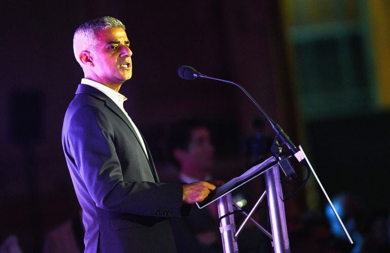 Sadiq Khan, alcalde de Londres, en una imagen del pasado miércoles