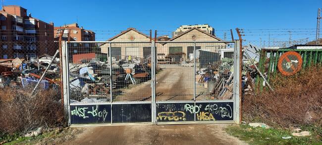 Patio del Servicio de obras del Ayuntamiento de Ávila