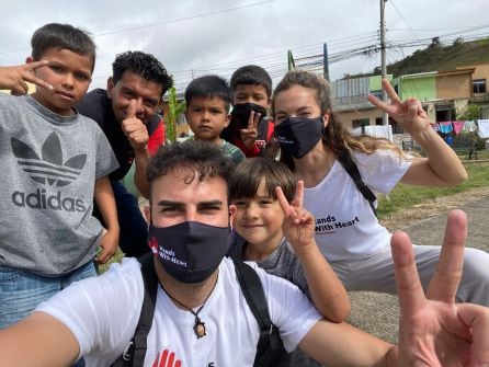 Carlos Alegrías en su viaje a Costa Rica