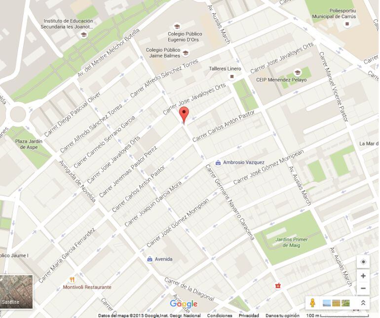 El incendio ha sido en la calle Jeremías Pastor Pérez