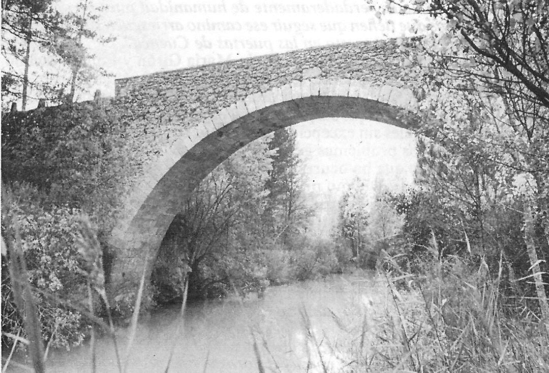 Vistas del puente del Chantre. Revista Cuenca, 1987.