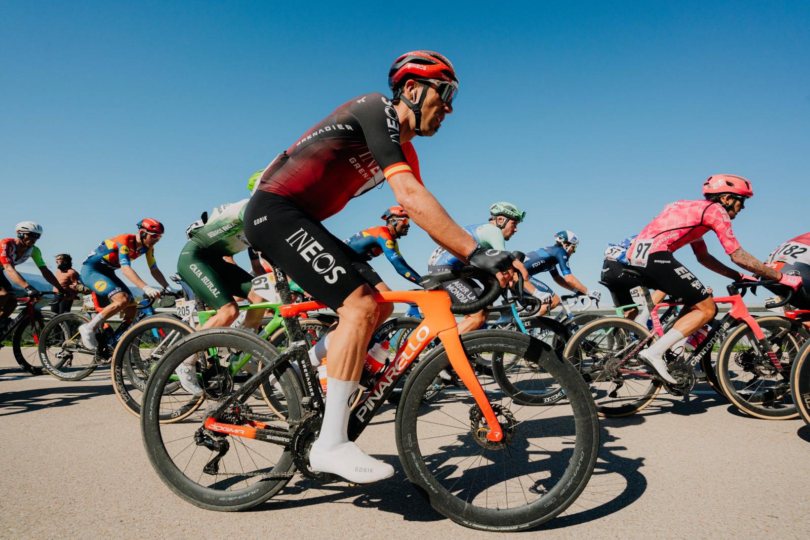 Omar Fraile, durante la Volta a Catalunya de 2025, disputada la semana pasada