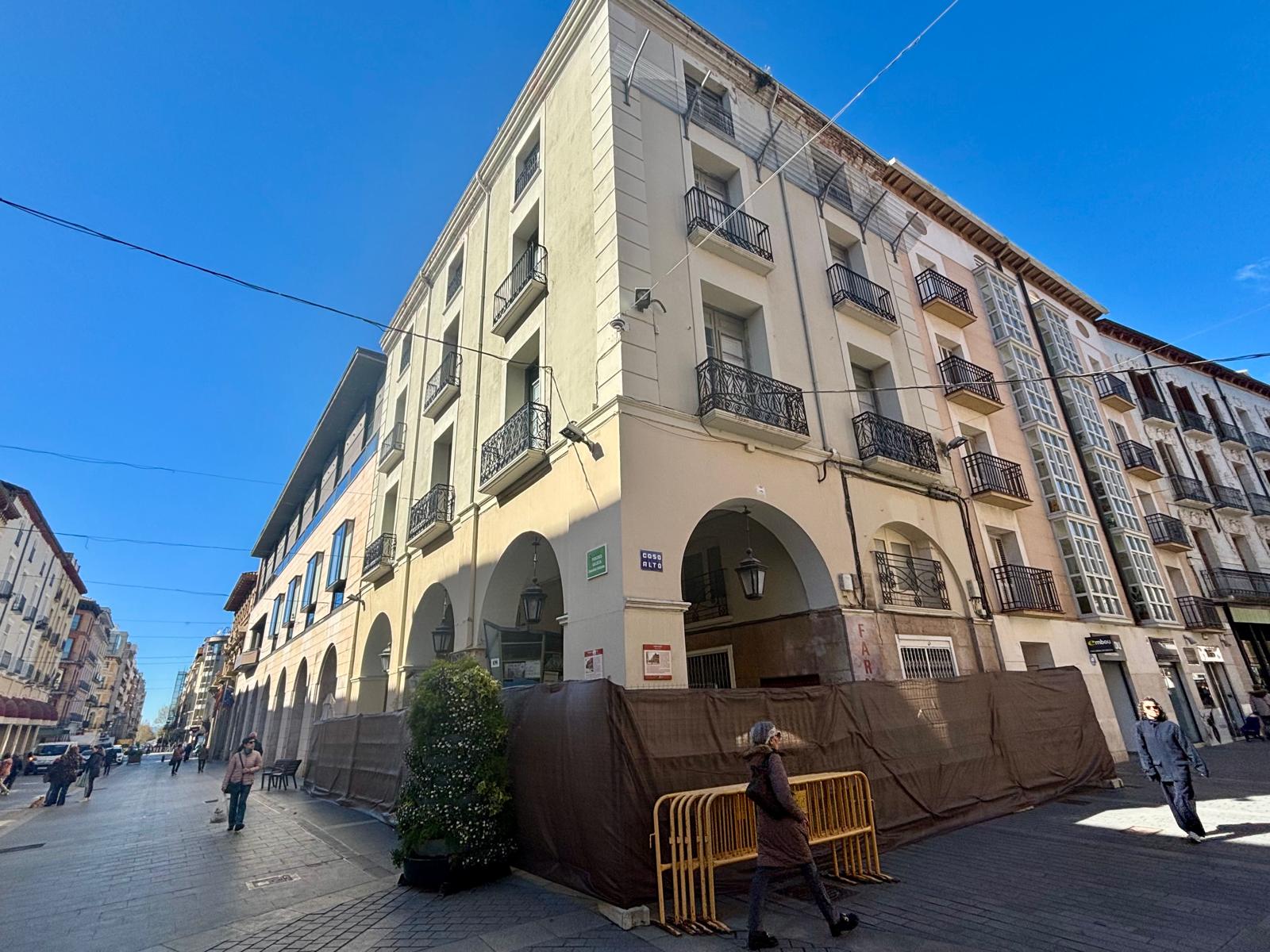 Situación del vallado en los Porches de Galicia