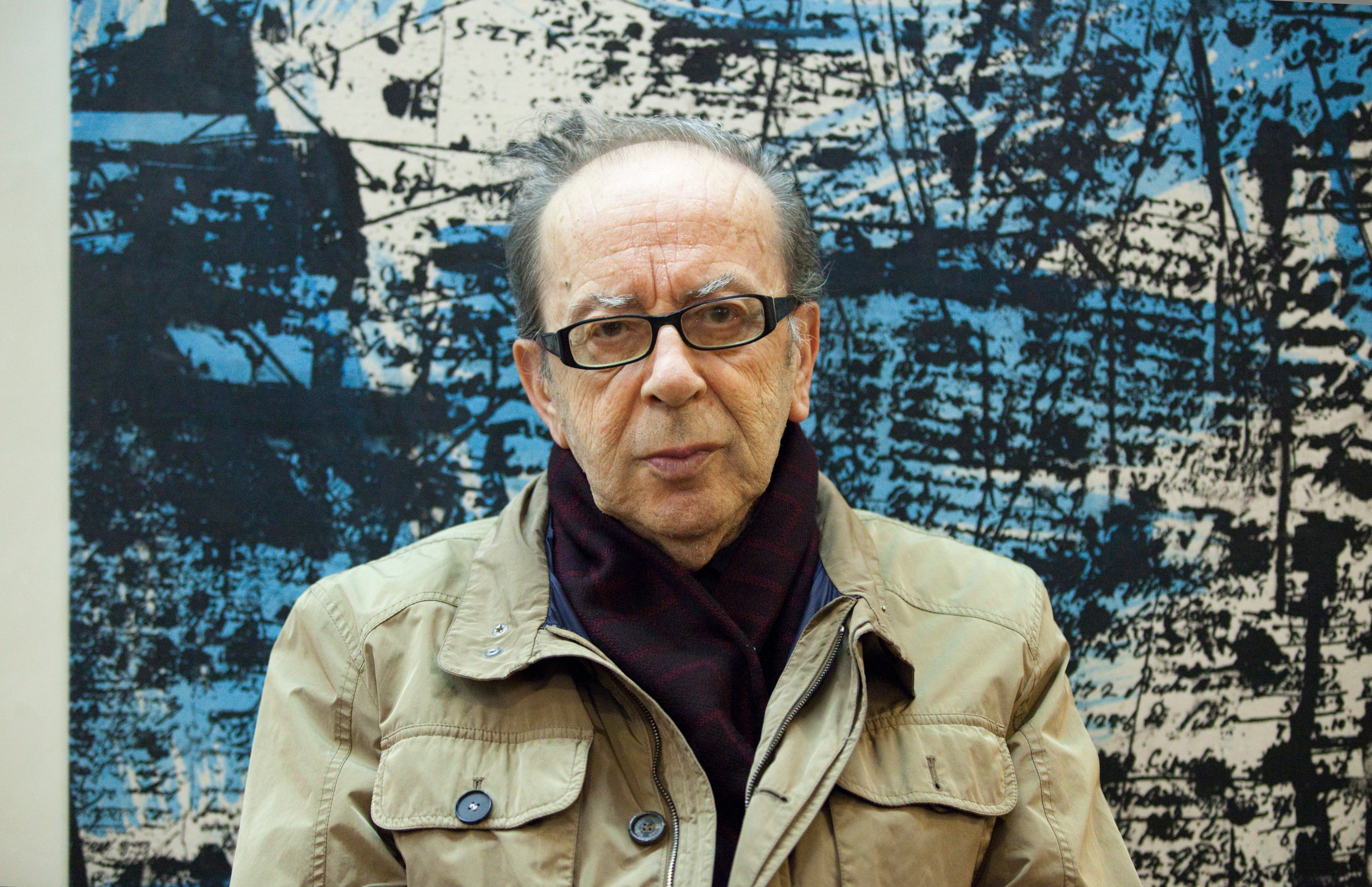 El escritor Ismail Kadaré en una foto de archivo en Roma en 2018