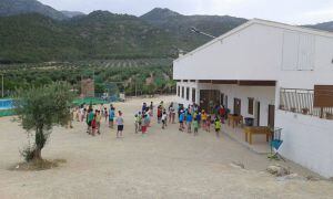 Ni&ntilde;os de la asociaci&oacute;n de Asperger durante uno de los campamentos programados.