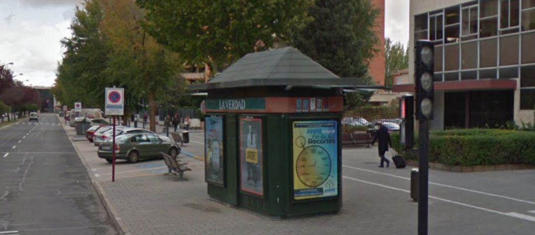 El quiosco de la Avenida de la Estación es uno de los que serán retirados