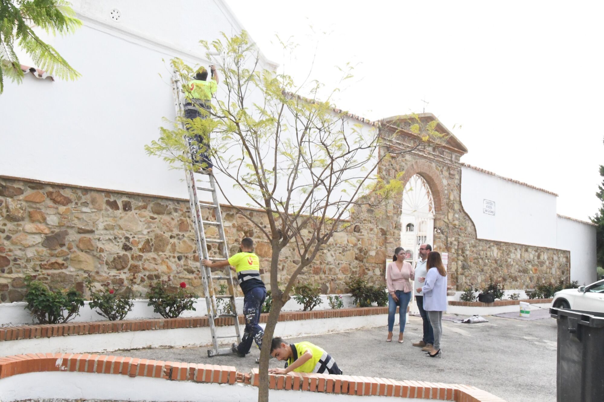 Trabajos cementerio San Roque.