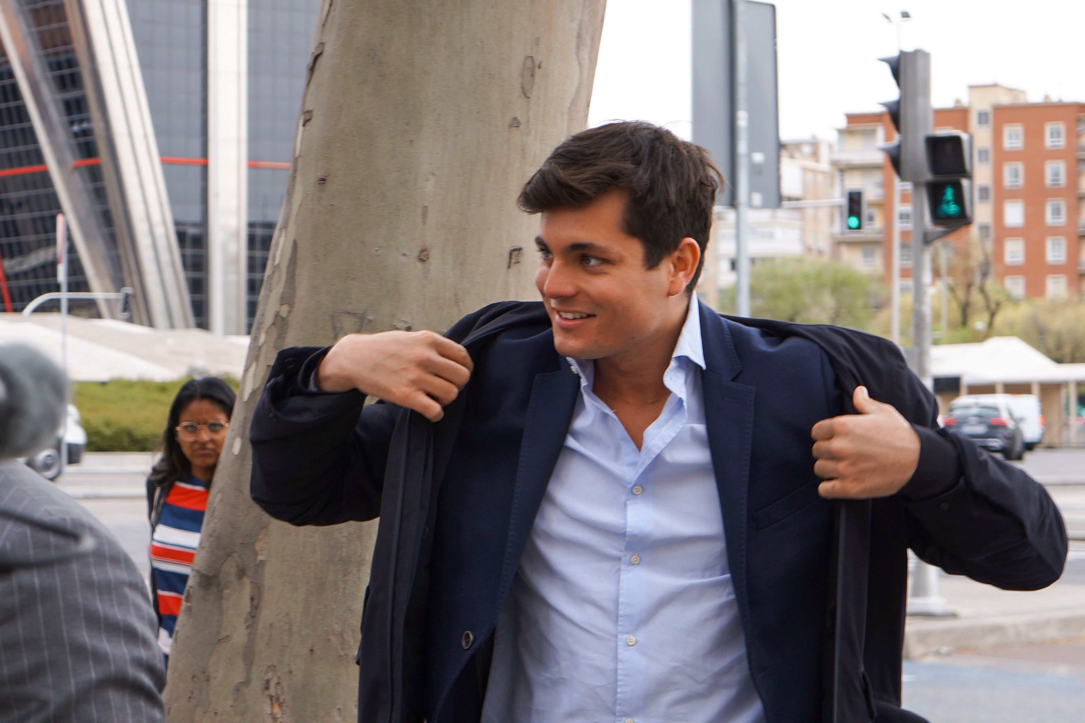 Vito Quiles en los juzgados de Plaza de Castilla (ARCHIVO).