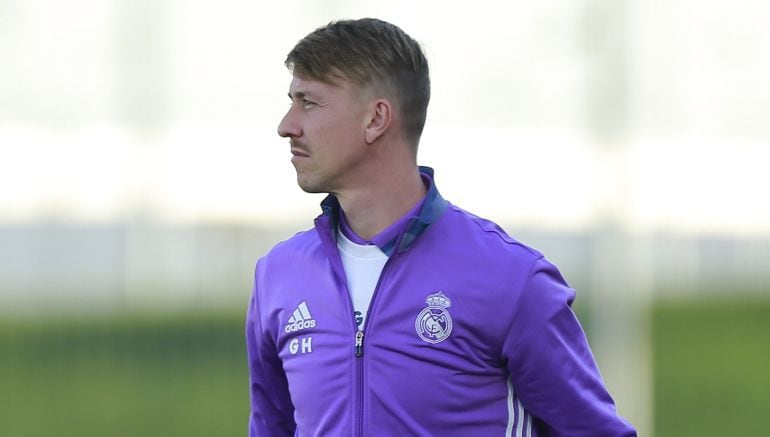 Guti durante un entrenamiento.