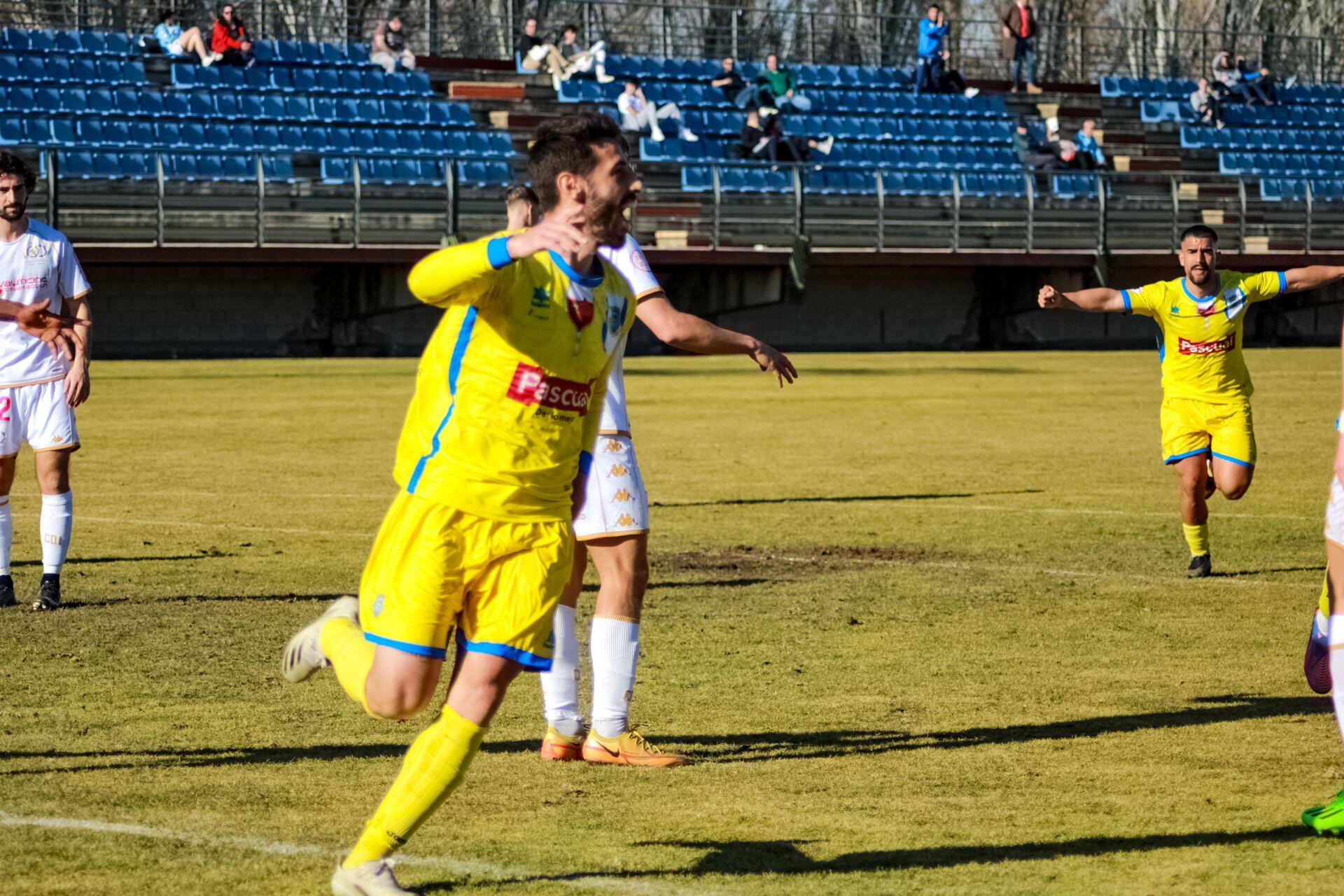 Andrés fue el autor del gol del triunfo en Puente Castro