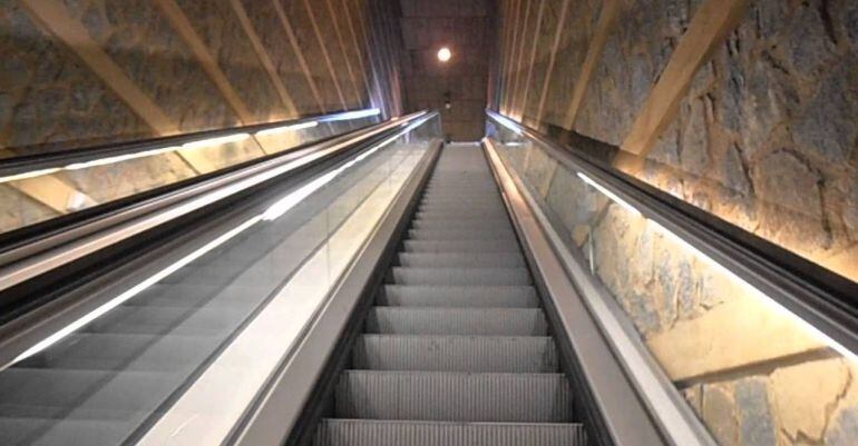 Escaleras mecánicas del Miradero (Toledo)