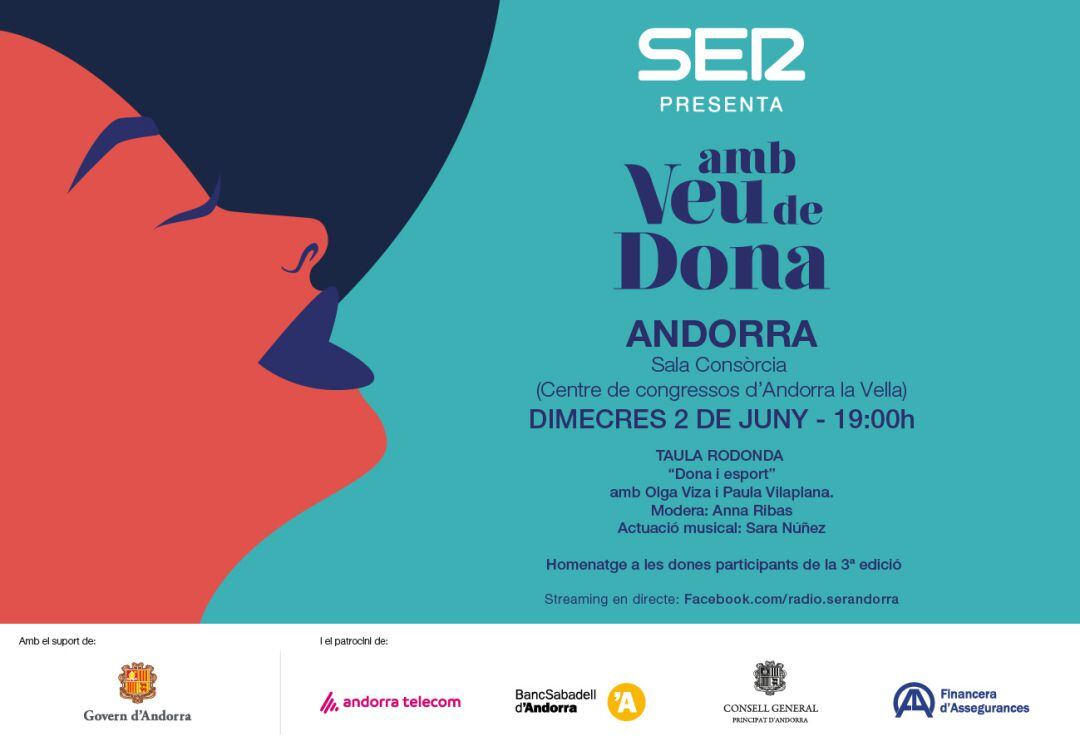 Aquest dimecres, Ràdio SER Principat d'Andorra clou en un acte públic la tercera edició de 'Amb Veu de Dona'.