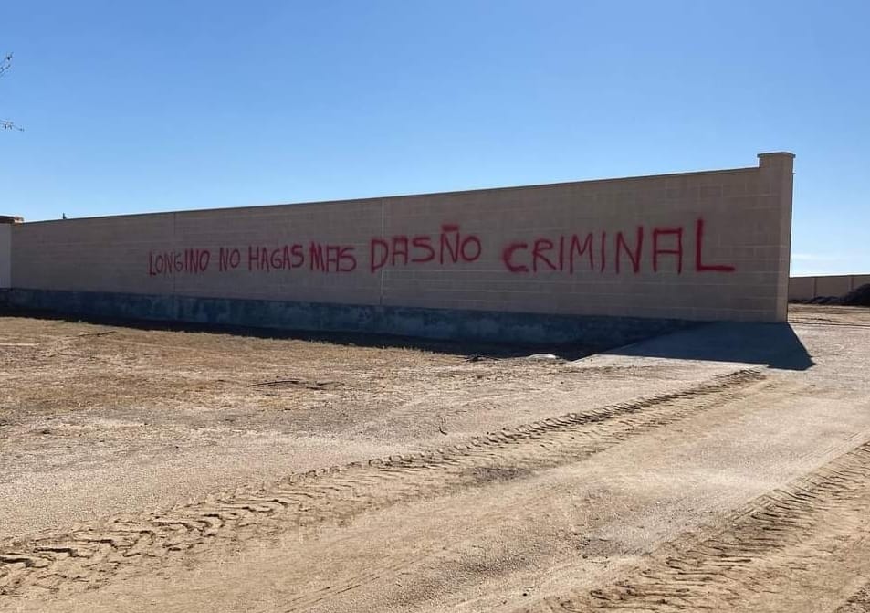 Pintadas en el municipio toledano de Cuerva contra el alcalde